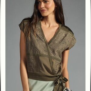 Tiny Tatiana Wrap Top Anthropologie